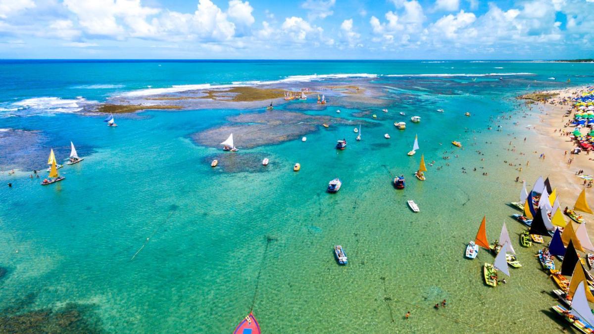 Flat Mar & Sol - Para 6 Pessoas Apartment Porto de Galinhas Ngoại thất bức ảnh